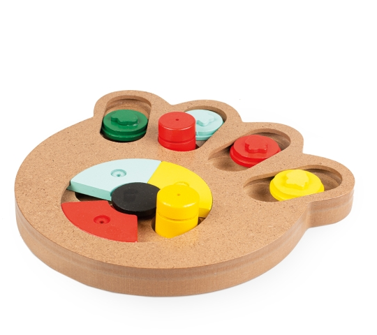 Duvoplus Intelligenzspiel Slide n Snack Puzzle Pfote