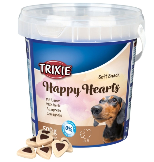 Trixie Soft Snack Happy Hearts 500g Eimer