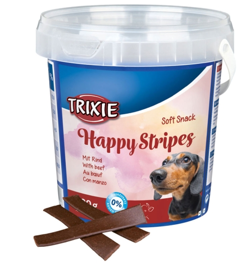 Trixie Soft Snack Happy Stripes 500g Eimer