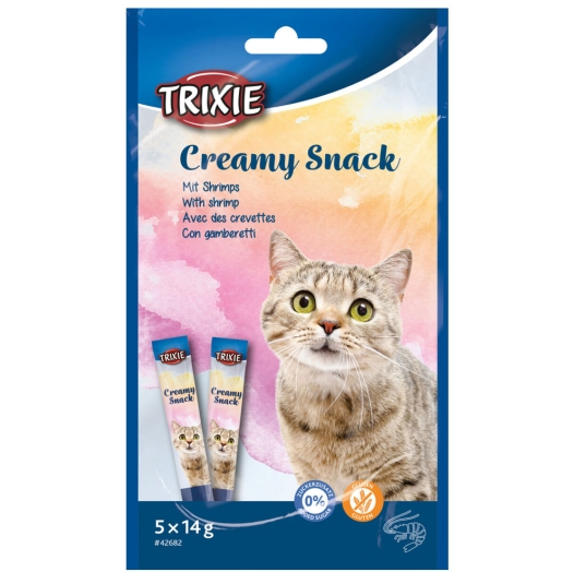 Trixie Creamy Snack Shrimp - 5 × 14 g