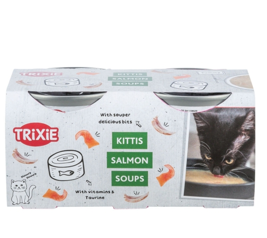 Trixie Kittis Salmon Soup - 4 × 80 g