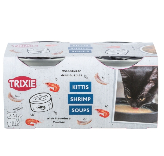 Trixie Kittis Shrimp Soup - 4 × 80 g