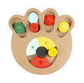 Duvoplus Intelligenzspiel Slide n Snack Puzzle Pfote